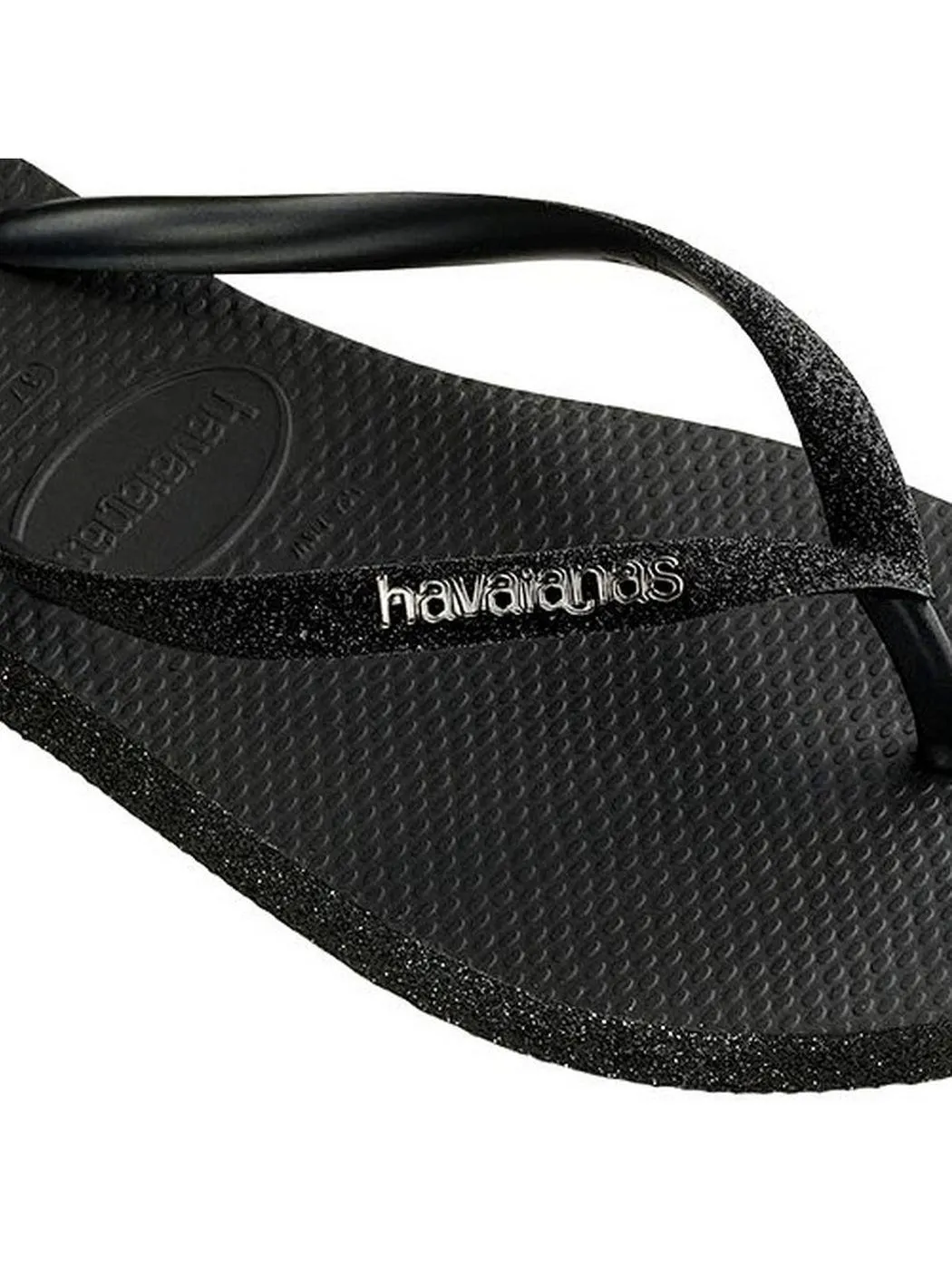 HAVAIANAS Tongs Femme SLIM SPARKLE ME FC 4146093.0090 Noir