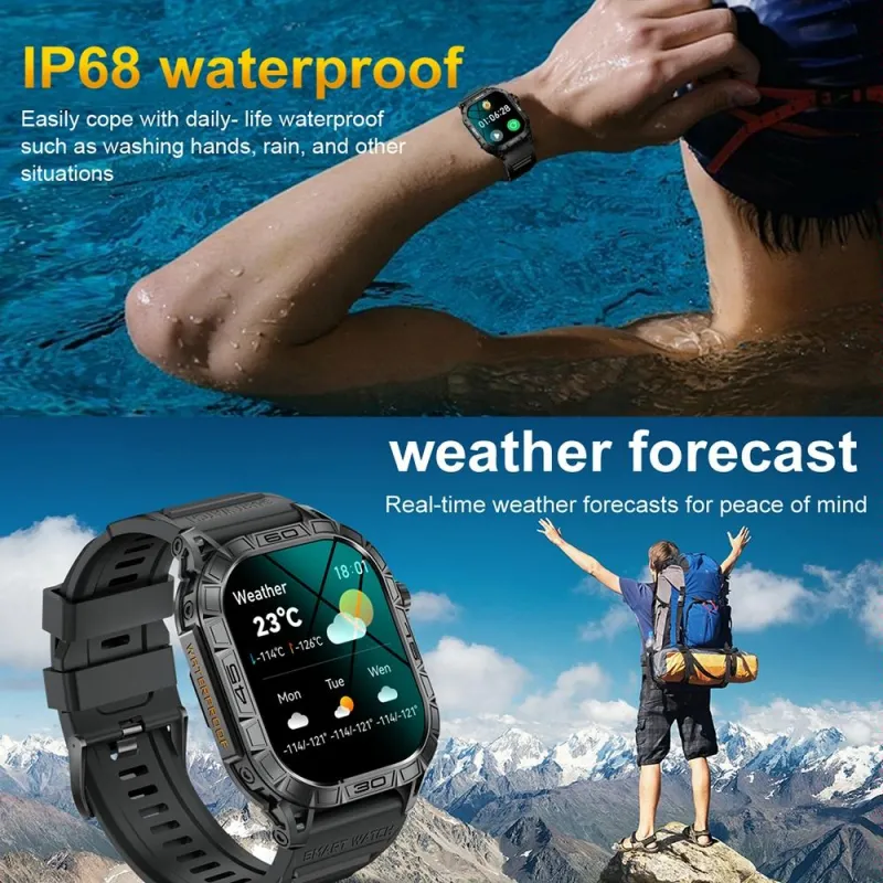 Montre Connectée Sport Appels Bluetooth IP68