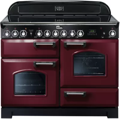 Piano de cuisson vitrocéramique FALCON CLASSIC DELUXE 110 ROUGE AIRELLE CHROME 