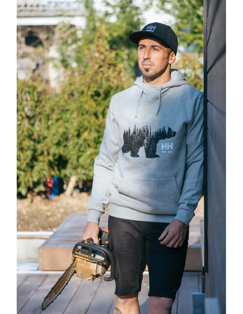 Sweat avec capuche Helly Hansen Workwear® Couleur Light Grey Taille S